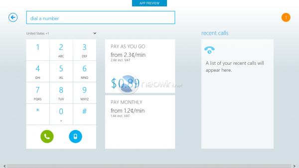 全新的Modern UI版的Skype截图曝光